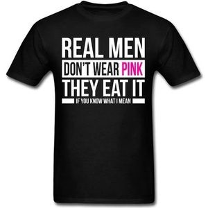 “Real Men Don’t Wear Pink, They Eat It…..” personalize Tshirt